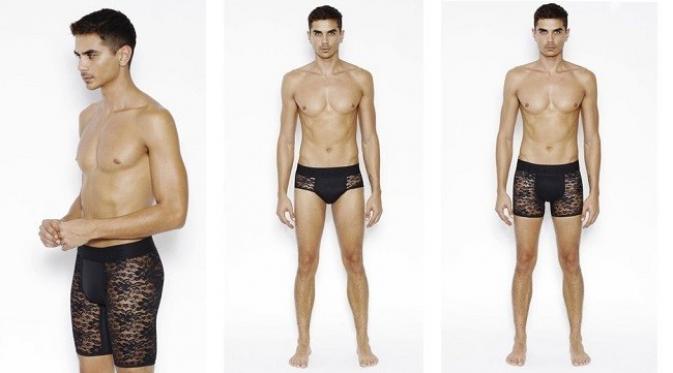 male underwear model